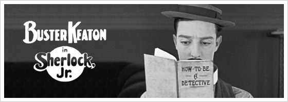 Buster Keaton in Sherlock, Jr.